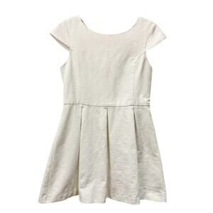 Okaidi Girls White Skater Dress Size 8